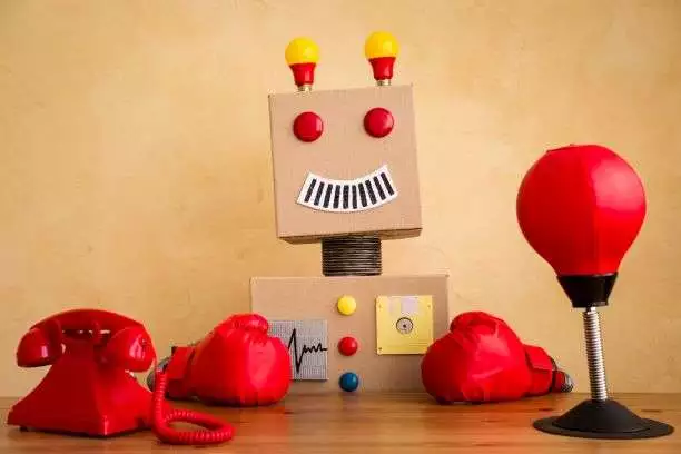 funny toy robot