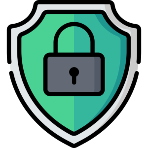 lock and shield icon