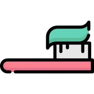 toothbrush and toothpaste